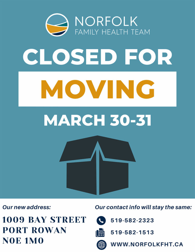 Closed for moving March 30 - 31 2023